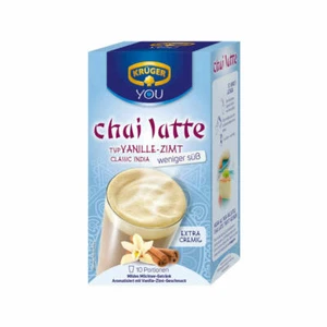 Krüger Chai Latte Classic India Vanille Zimt weniger süß Getränk 8 x 10 Beutel - Bild 1 von 1