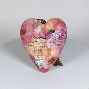 Margaret Berg Art Hearts Friends Are The Flowers In The Garden Of Life Decor - Picture 1 of 4
