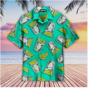 Tequila Hawaiian Shirt For Men & Women 3D Hawaii Shirt HALLOWEEN GIFT BEST PRICE - Picture 1 of 3