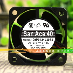 SANYO 109P0424J3073 4028 4CM 24V 0.18A Chassis Industrial Cooling Fan - Picture 1 of 4