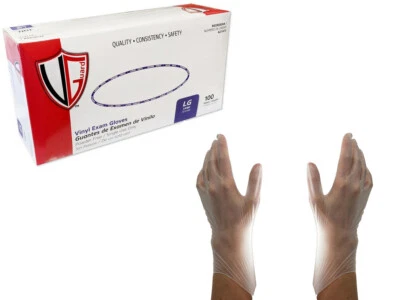 100 VINYL GLOVES, Powder Free and Non-Latex Small, Medium, Large, X-Large - Image 1 of 3