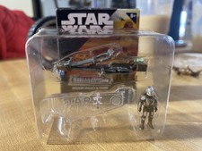 Star Wars Micro Galaxy Squadron Series 2 Mandalorian And Grogu Speeder Bike