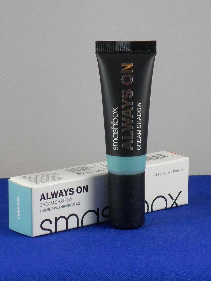 Smashbox ALWAYS ON CREAM SHADOW Eyeshadow CERULEAN Muted Blue FS .34floz/10ml - Image 1 of 1