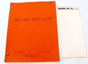 1967 The Star Trek Guide Script Writer's Bible Booklet Greg Jein 3rd Revision - Picture 1 of 15