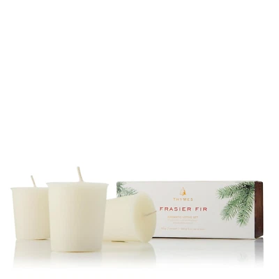 Frasier Fir Votive Candle Set 3 Pack 2oz Scented Candles Home Fragrance Gift - Image 1 of 4