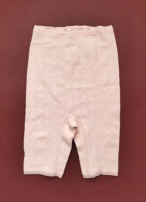 Bragas de pierna larga de lana merino vintage para mujer talla 48 (XL) rosa claro Foto 1 de 4
