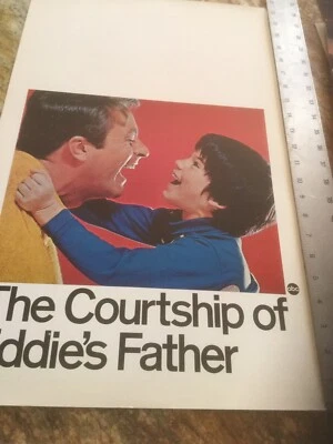 Póster promocional The Courtship Of Eddies Father NOS ABC difícil de encontrar raro Bill Bixby Foto 1 de 2