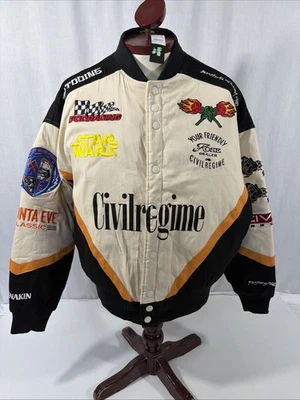 Chaqueta de corredor Civil Regime X Star Wars Pod Racing para hombre XLarge negra XL nueva con etiquetas Foto 1 de 4