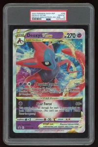 2022 POKEMON DEOXYS VSTAR JUMBO BLACK STAR PROMO #SWSH268 PSA 10 - Picture 1 of 2