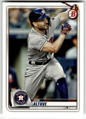 2020 Bowman #88 Jose Altuve Houston Astros Baseball - Image 1 of 2