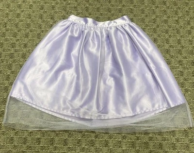 Falda Janie and Jack x HFR Kimberly Goldson Satinado Tul Pastel Lila Talla 8 Foto 1 de 4