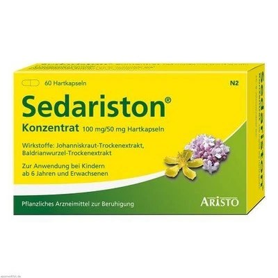 ARISTO PHARMA GMBH 3x SEDARISTON Konzentrat Hartkapseln 60 ST PZN 4991789