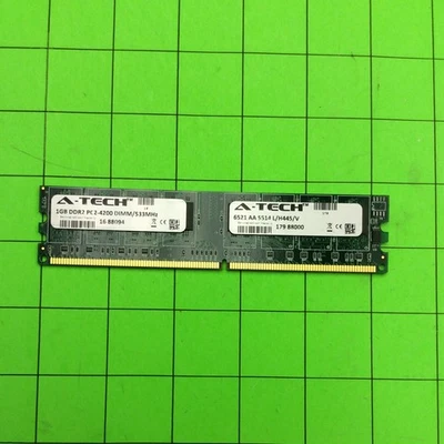 Emachines T5082 Computer 1GB DDR2 PC2-4200 DIMM Random Access Memory RAM A-TECH - Image 1 of 4