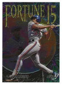 Topps Chrome Fortune 15 1999 inserto #06 Vladimir Guerrero Montreal Expos BV$ #6 - Imagen 1 de 1