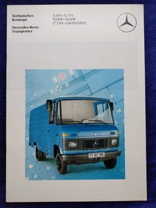 Mercedes Benz Transporter Prospekt 1.1984 - Picture 1 of 6