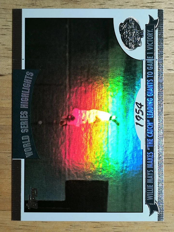 2004 Topps World Series Highlights #WM1 Willie Mays - Image 1 of 2