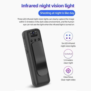 1080P Small Body Camera With Audio & Video Recording Portable Rotatable CXWD - Picture 1 of 13