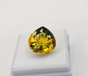 Natural Bi-Colour Tourmaline Pear Cut 9-10 Ct EGL Certified Loose Gemstone - Picture 1 of 6