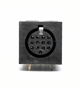 50pc DIN Jack Connector Female 13P 13pin Socket PCB type KDJ02-13 #2003-13 RoHS - Picture 1 of 6