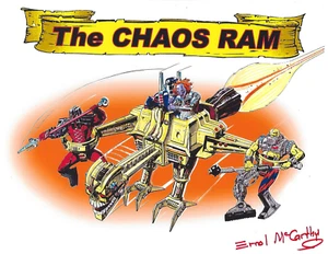 MASTERS OF THE UNIVERSE "The Chaos Ram" SIGNED Print Errol McCarthy 8.5" X 11" - Picture 1 of 1