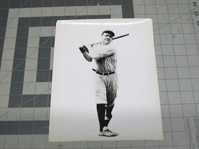 vtg photo Babe Ruth - original Brown Brothers archive Yankees Swing 8A - Image 1 of 4