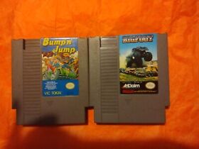Nintendo Nes Bump & Jump & Bigfoot Game Lot (tested)