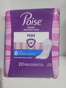 Poise Inkontinenzeinlagen moderate normale Länge mit Geruchskontrolle 20Ct - Bild 1 von 7