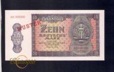 Germany 10 Deutsche Mark, 1954, AA000000 Specimen "Muster" (UNC)