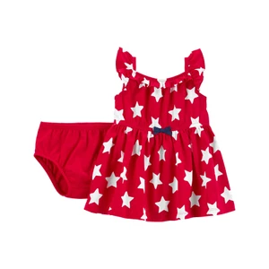 Newborn Carter’s Child Of Mine 2 piece Patriotic outfit dress bloomers July 4th - Picture 1 of 1