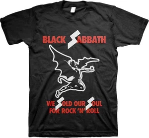 Camiseta Oficial Black Sabbath We Sold Our Soul Adulto - Camiseta Rock Band Ozzy Osbourne - Imagen 1 de 1