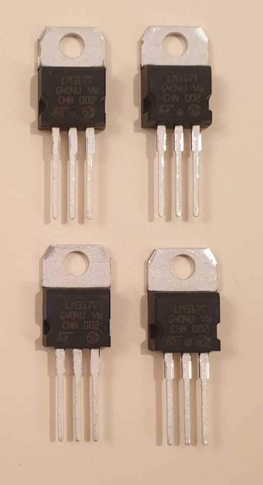 Batch Of 4 Regulators LM317T - Adjustable 1,2v To 37v/1,5A - Image 1 of 1