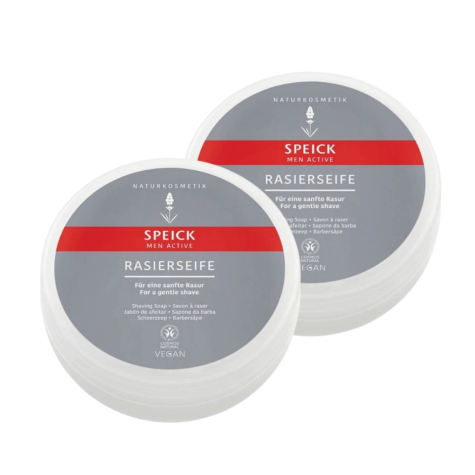 Rasierseife Herren Speick Men Active Naturkosmetik Männer 2x150g Doppelpack Dhl
