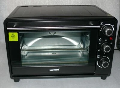 West Craft WMO 30L CR Grill Heißluft Backofen Drehspieß 30L 250°C 60Min 2000W SW - Bild 1 von 4