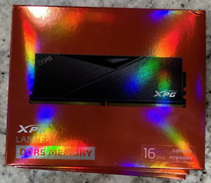 XPG LANCER RGB DDR5 DRAM 32GB 2x16GB 5200MHz CL38 Black Heatsink 2PK RAM