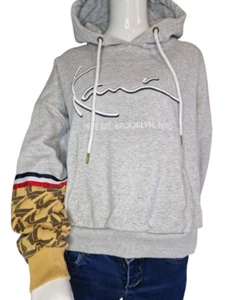 Karl Kani Damen Hoodie Gr.S Kapuzenpullover grau Pullover - Bild 1 von 7