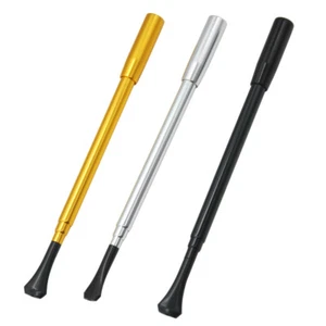 Lange Stiele dehnbar Metall Pfeife tragbar dünner Stiel Frauen Tabakpfeife  - Bild 1 von 3