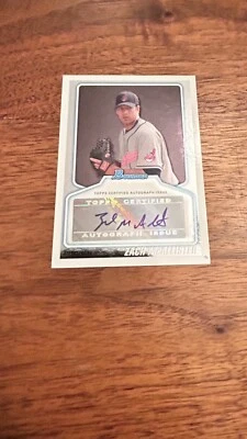 2010 Bowman Draft Prospects Auto Zach McAllister #BPA-ZM Auto - Image 1 of 2