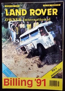 Land Rover Owner International Magazine - Aug 1991 Vol 5 No 2 50th Issue - Picture 1 of 9