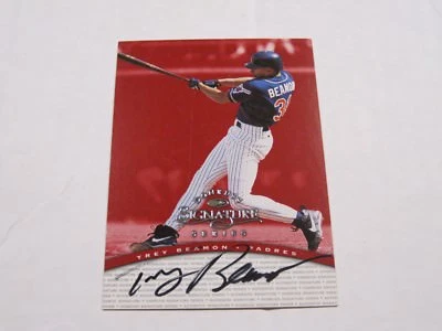 Trey Beamon Donruss Autographed Baseball Card  - Image 1 of 2