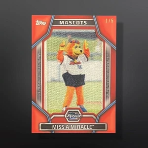 Miss-A-Miracle MLM-8 2015 Topps Pro Debut Baseball Minor League Mascot Patch /5 - Picture 1 of 2