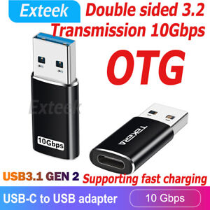 USB C to USB 3.1 10Gbps female to Male Adapter USB 3.1 Gen 2 Type C adapter OTG