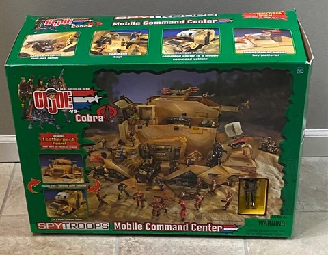 GI JOE SPY TROOPS MOBILE COMMAND CENTER w/ LEATHERNECK FIGURE HASBRO MISB 2003 Cover