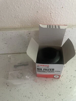 Filtro de aceite GENUINO YAMAHA YZF R3 R25 MT03 MT25 MT-25 1x4-E3440-10 y lavadora Foto 1 de 3