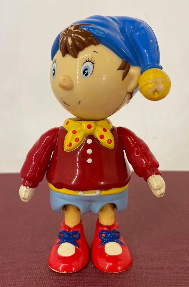 Vintage Golden Bear ☆ Noddy ☆ Toyland : Plastic Rattle Figure Foto 1 de 4