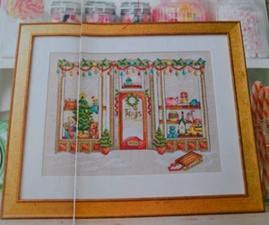 Charming Toy Shop Window Sampler Christmas Cross Stitch Chart Only - Picture 1 of 1