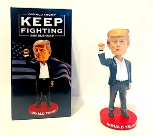 DIE HANDGELENKBOMMELN AUCH! ! ! Donald Trump FIGHT! KAMPF! KAMPF! Bobblehead USA - Bild 1 von 2