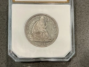 Medio dólar de plata SEATED LIBERTY 1875 ENVÍO GRATUITO PL PRUEBA COMO BONITO ¡BONITO!! - Imagen 1 de 6
