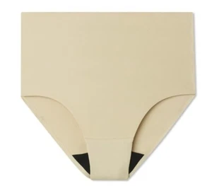 2 PARES BRAGAS RUBY BLISS CINTURA ALTA A PRUEBA DE FUGAS PROTECCIÓN PERÍODO CREMA MUJER 5X - Imagen 1 de 2