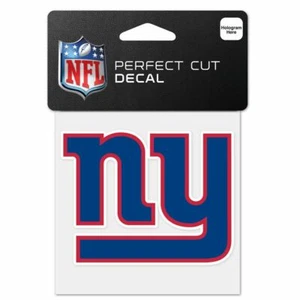 New York Giants Wincraft NFL Perfect Cut Color Decal 4" X 4" - Picture 1 of 2