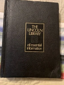 1968 The Lincoln Library of Essential Information Volume 2 Hardcover Book - Picture 1 of 4